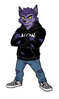 ALGDN Alpha Wolf Toon Tee