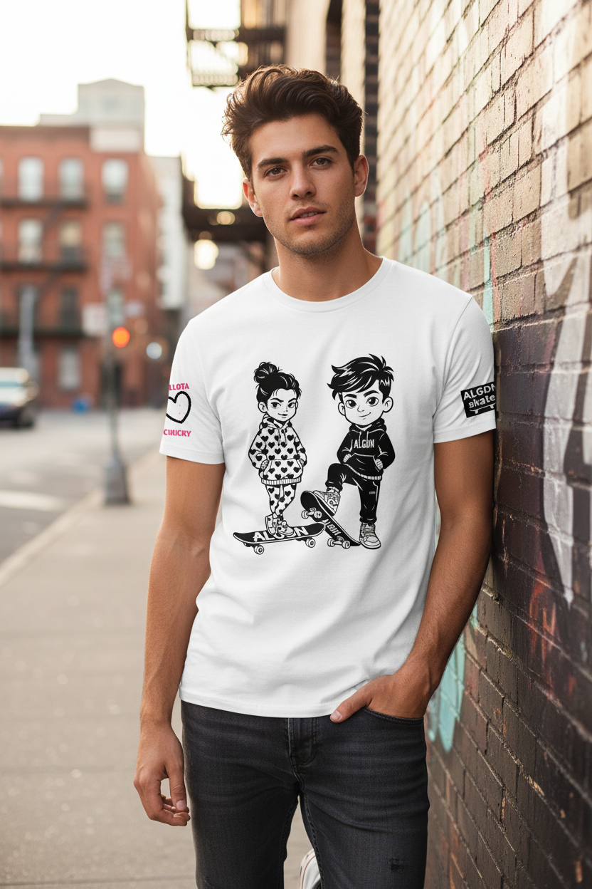 Bellota & Belloto tee on model