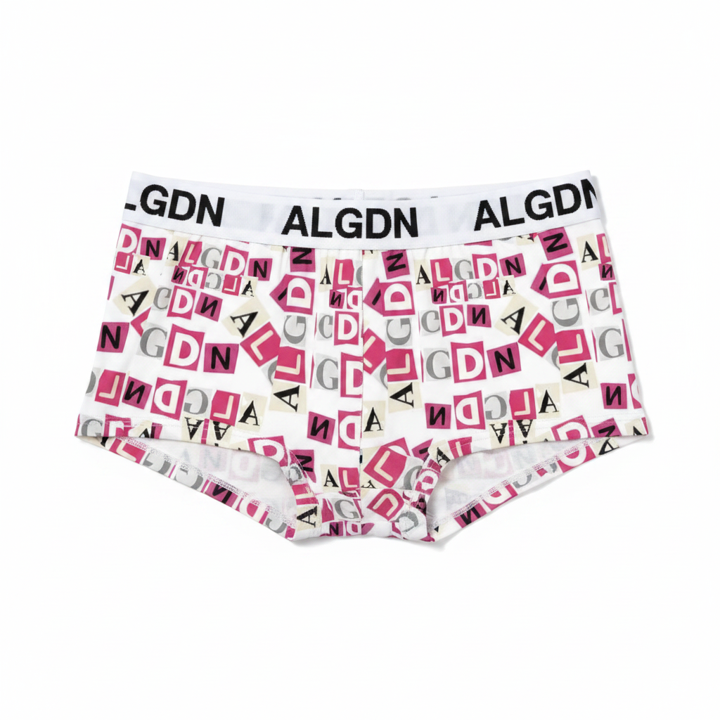 ALGDN Boy Short – Flat Lay
