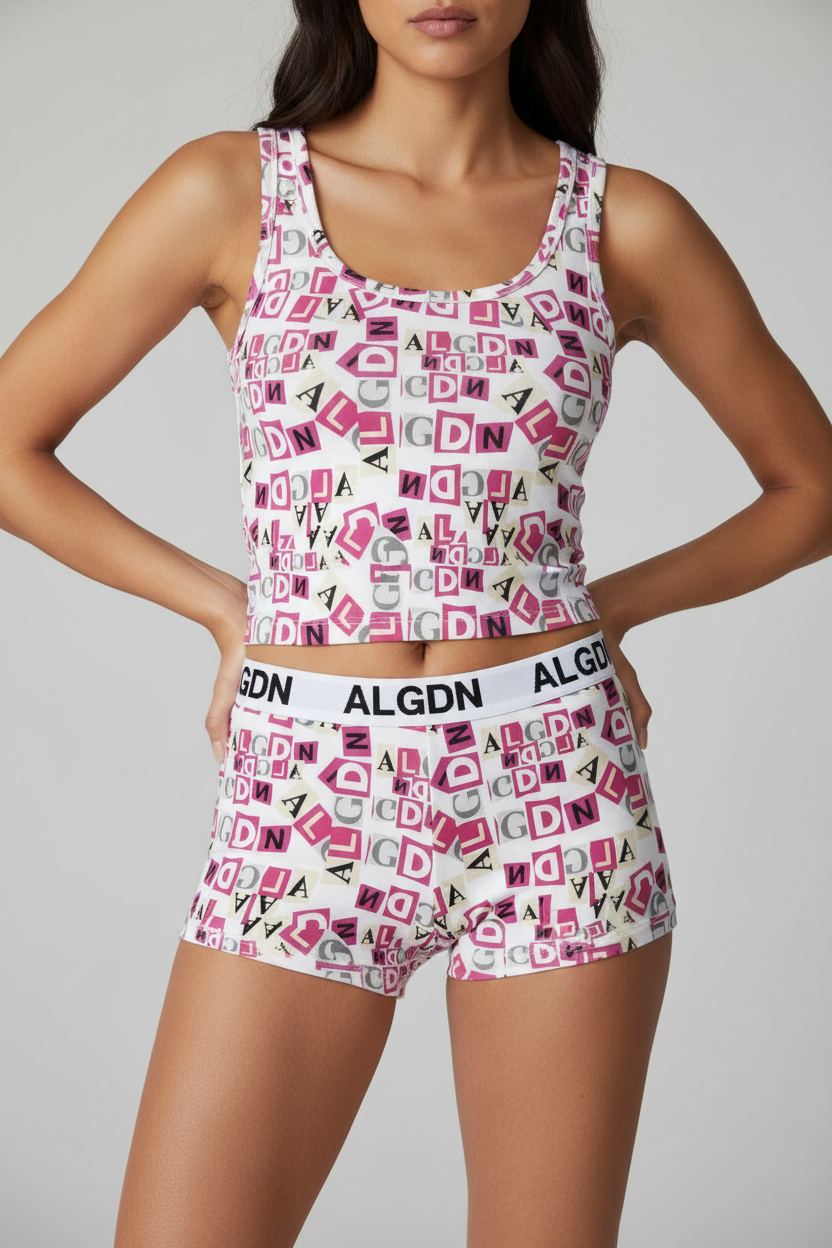 ALGDN Boy Short + Tank – On Model