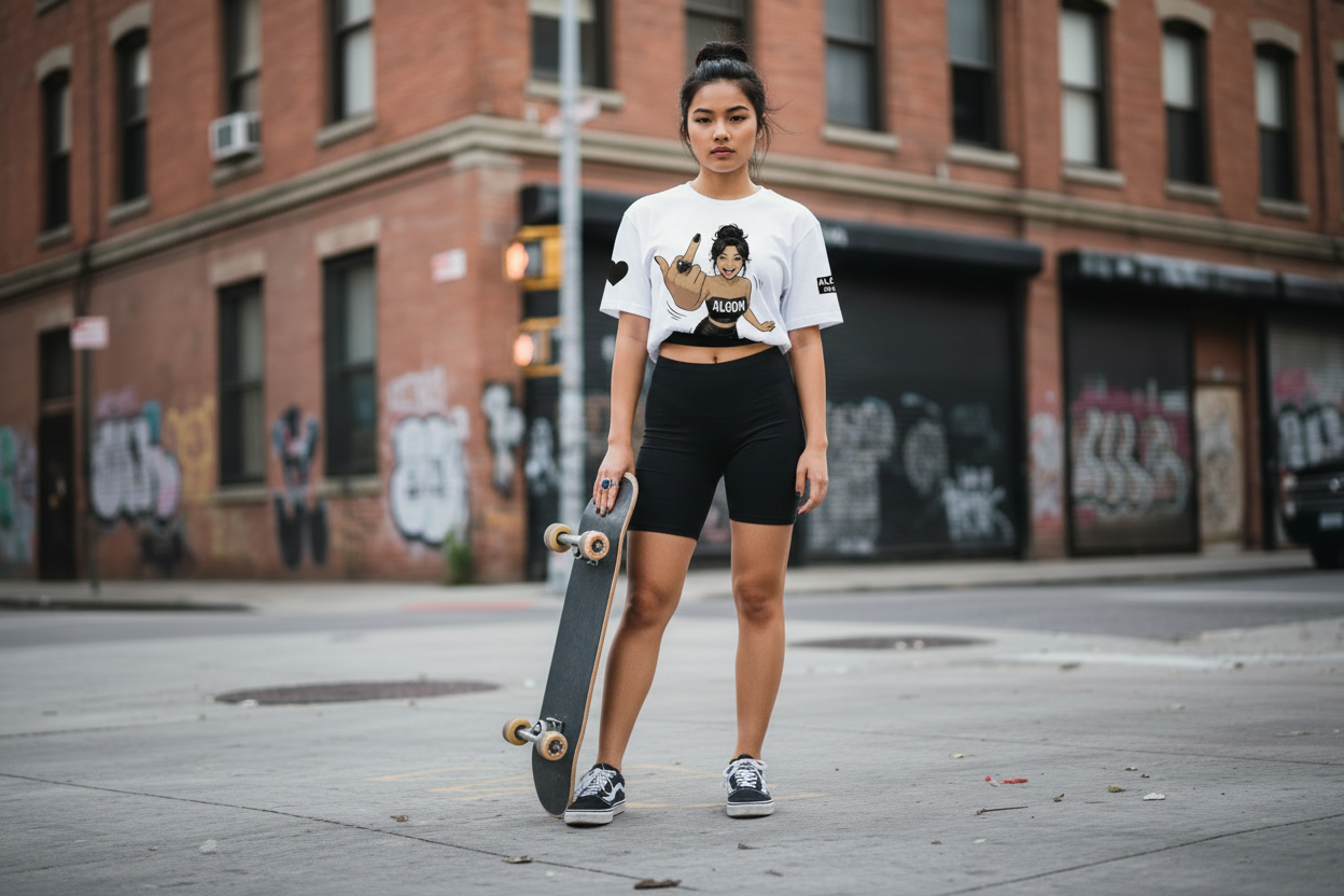 ALGDN Zazita Tee - Standing Skater