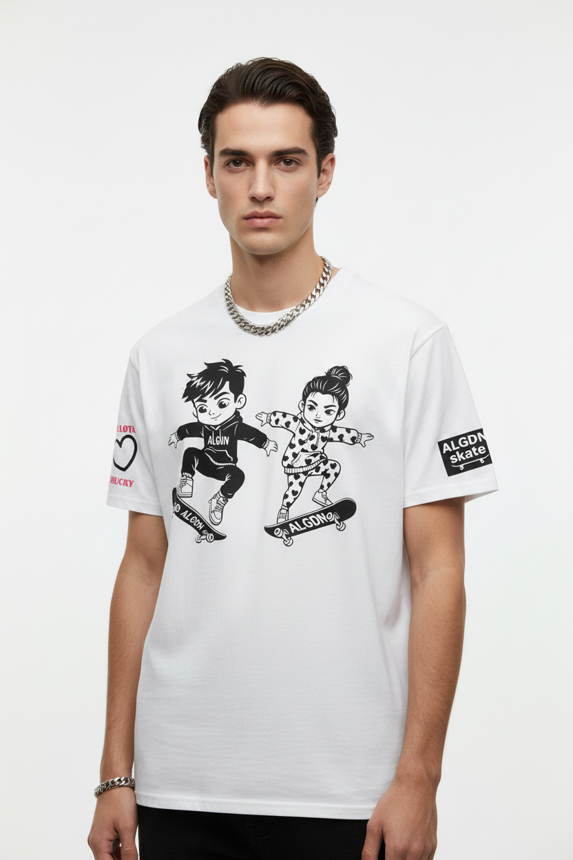 Bellota & Chucky Tee On Model