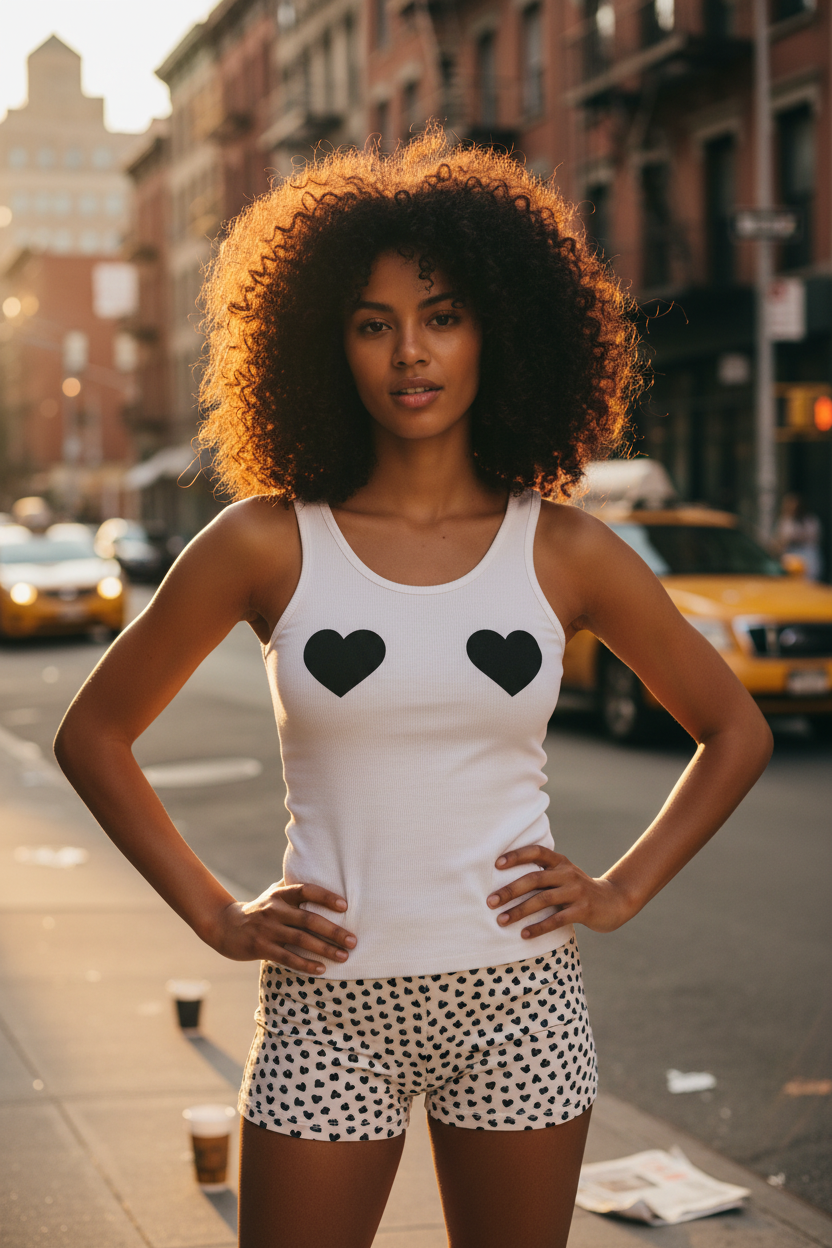 Black Hearts Tank - Model Front