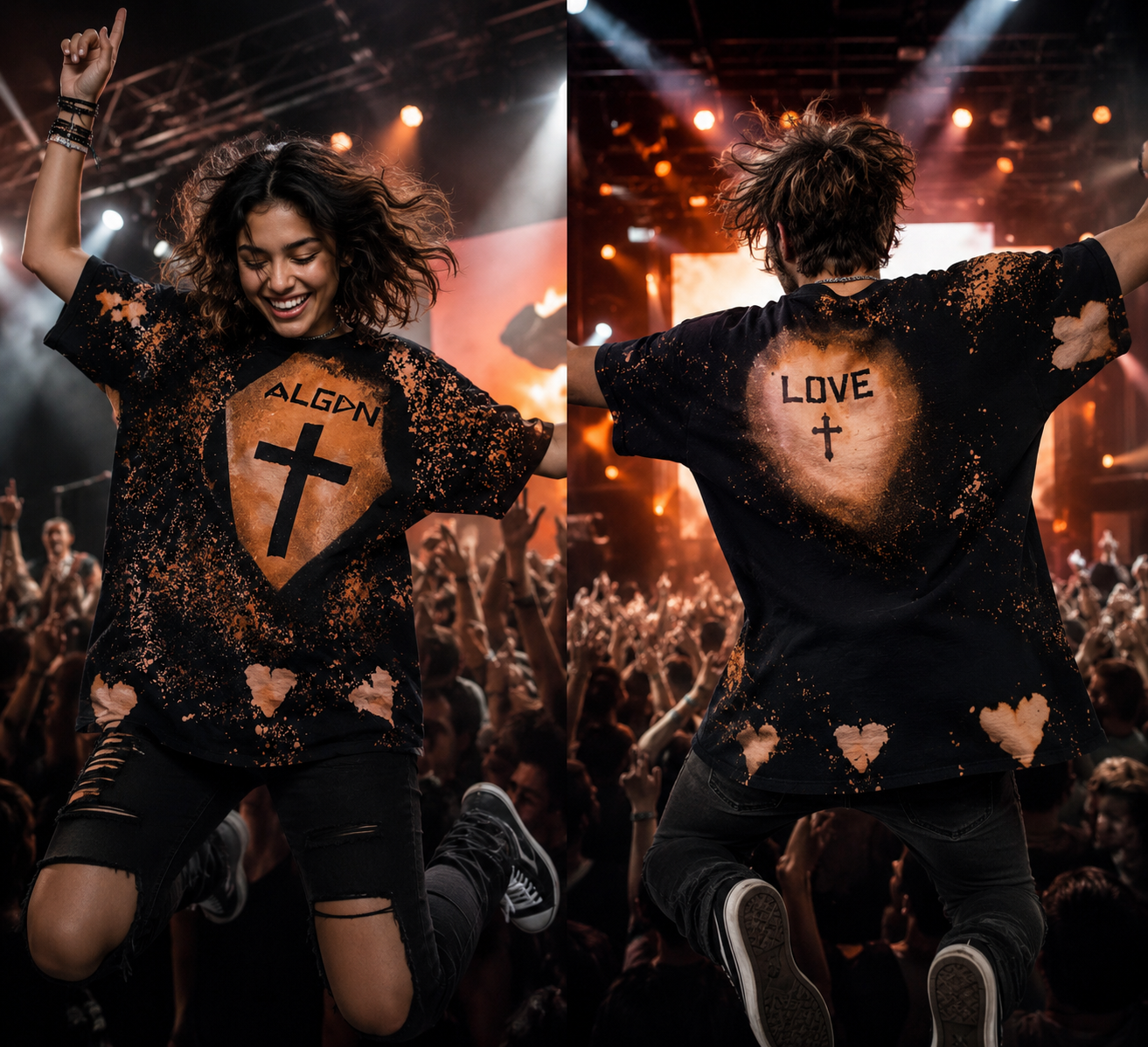 ALGDN Art Cross Love Tee