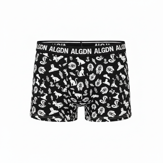 Egypt Icons Boy Shorts - Black Inverted Version