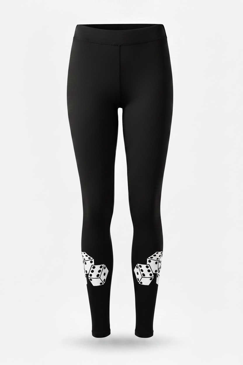 Rolling with the Devil Leggings - Mid Calf Placement