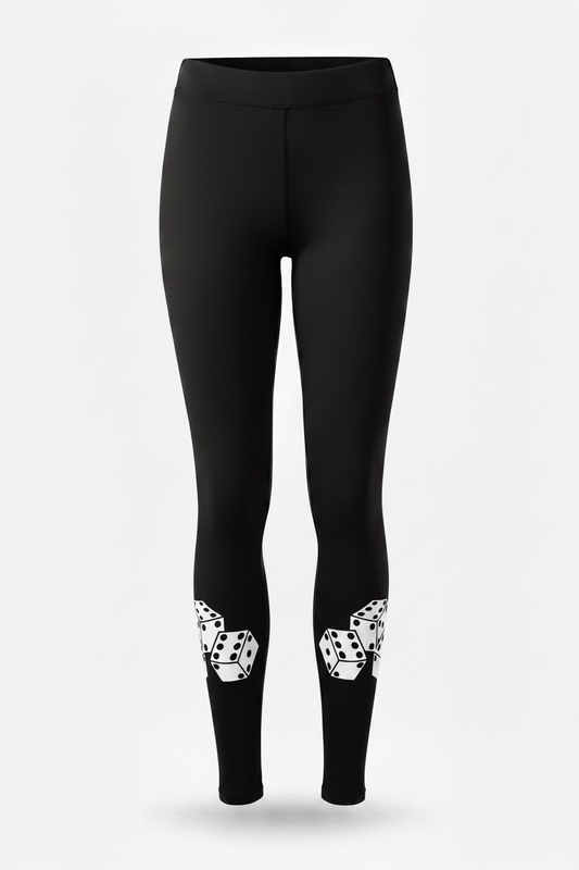 Rolling with the Devil Leggings - Mid Calf Placement